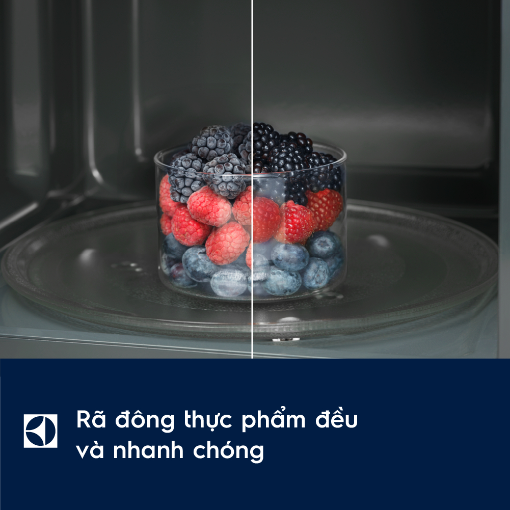 Lò vi sóng 20L Electrolux EMM20K22W 800w - 5 chương trình nấu, rã đông, hâm nóng nhanh | BigBuy360 - bigbuy360.vn