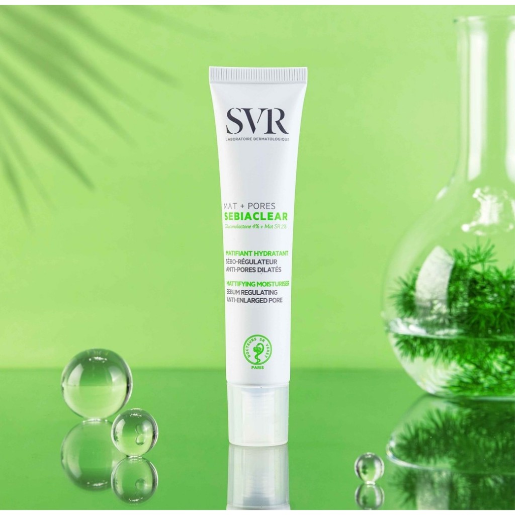 Kem Dưỡng Hỗ Trợ Kiềm Dầu, Se Nhỏ Lỗ Chân Lông Sebiaclear Mat + Pores 40ml SVR | BigBuy360 - bigbuy360.vn
