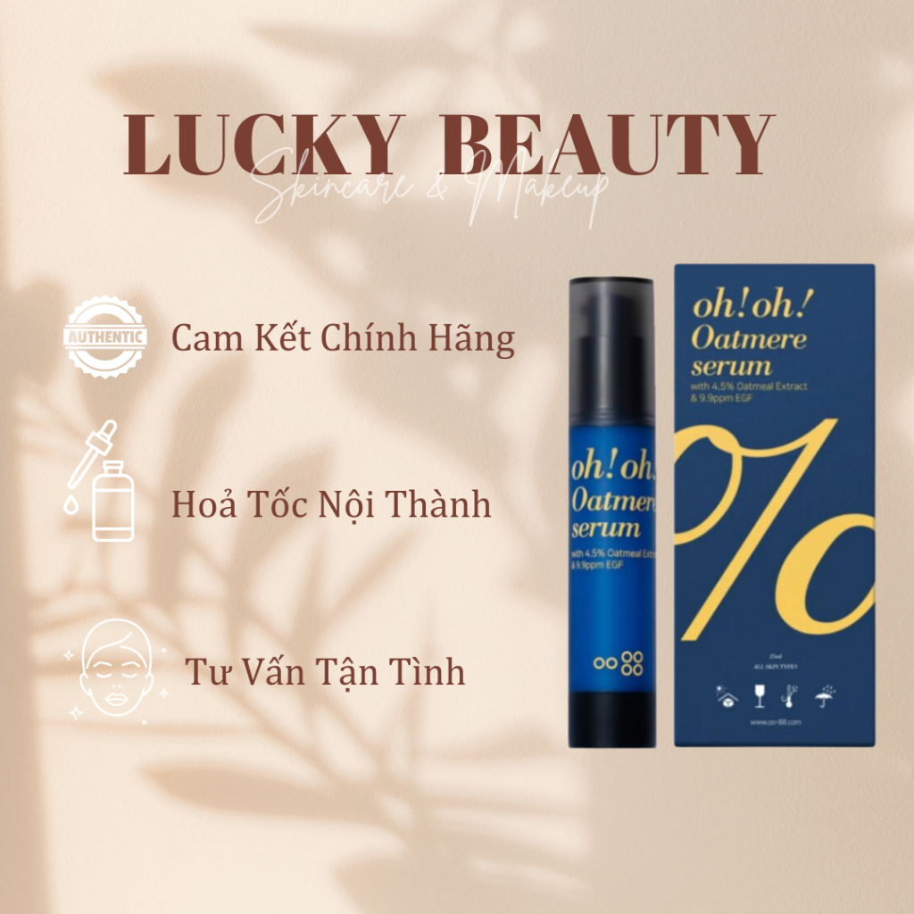 [HÀNG CTY] OHOH OATMERE SERUM - Tinh Chất Tế Bào Gốc OhOh Oatmere Serum Hỗ Trợ Tái Tạo Da (25ml)