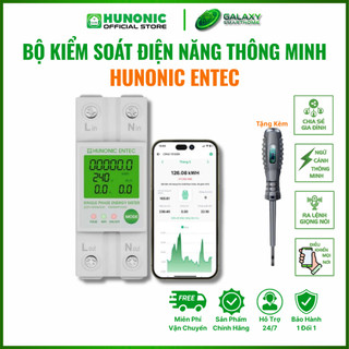 Công Tơ Điện Tử WiFi Thông Minh HUNONIC ENTEC Đo Điện Năng Tiêu Thụ