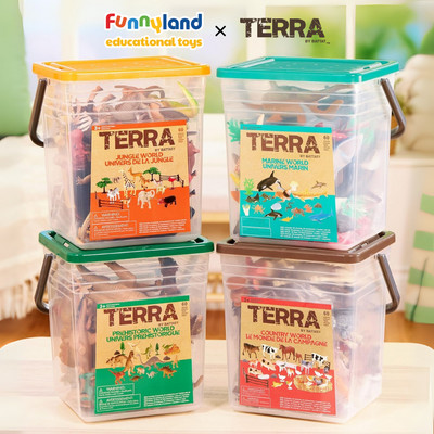 Đồ chơi mô hình thế giơi động vật Terra 60 chi tiết dành cho bé 3+ (Canada)