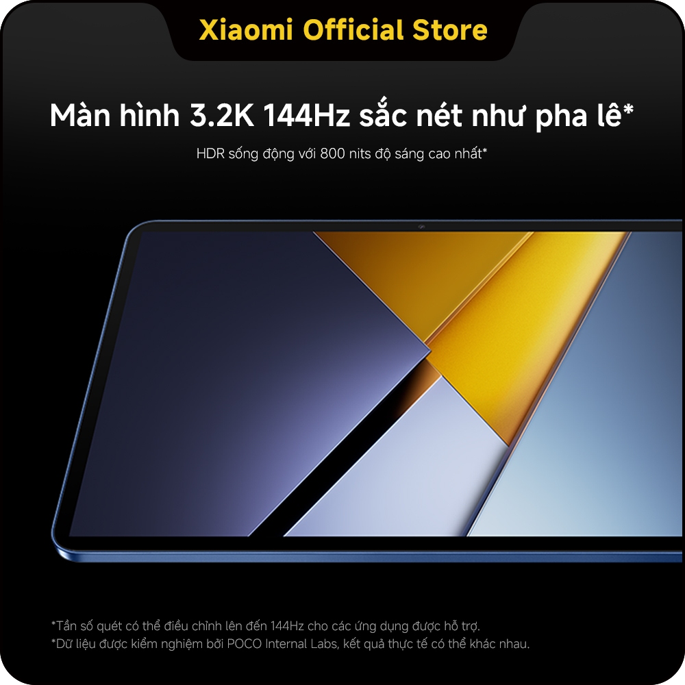 Máy tính bảng POCO Pad X1 (8+512GB)| Màn hình 3.2K 144Hz sắc nét| Pin dung lượng lớn 8850mAh | BigBuy360 - bigbuy360.vn