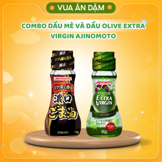 Combo Dầu mè và Dầu Olive Extra Virgin Ajinomoto 70g