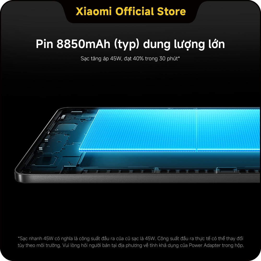 Máy tính bảng POCO Pad X1 (8+512GB)| Màn hình 3.2K 144Hz sắc nét| Pin dung lượng lớn 8850mAh | BigBuy360 - bigbuy360.vn