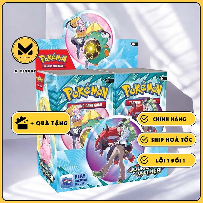 THẺ BÀI Pokemon - Scarlet & Violet - Journey Together Expansion (The Pokémon Company) PACK CARD CHÍN