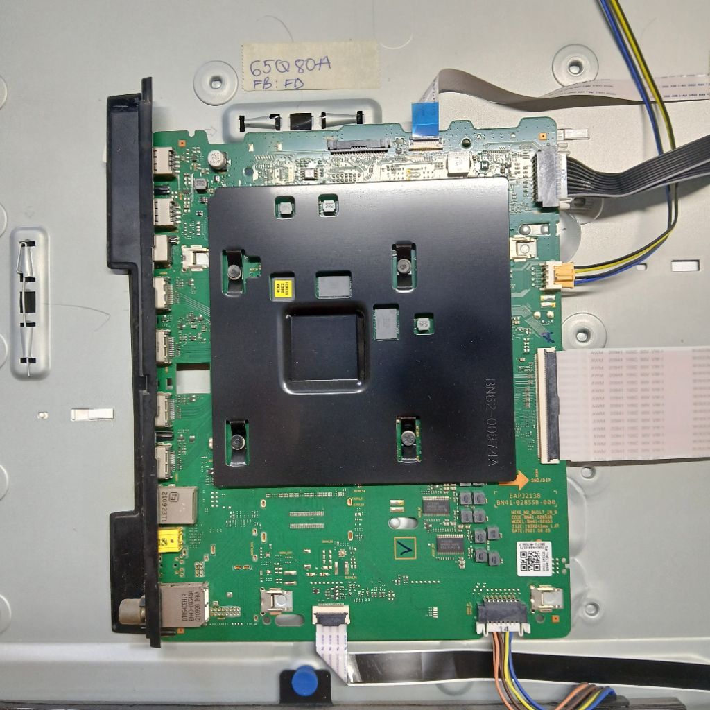 bo mạch tivi Samsung 65Q80A 65Q80, bo xử lý, khiển, nguồn, main chính, chủ