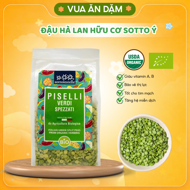 (Mới) ĐẬU HÀ LAN HỮU CƠ EDISON / SOTTO Ý