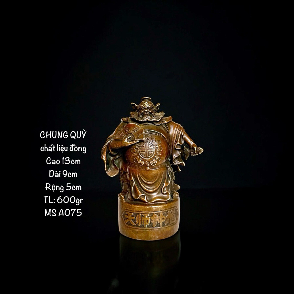Thiên Sư Chung Quỳ - tượng đồng thờ cúng