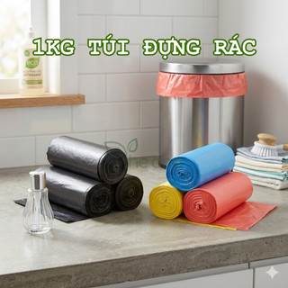 Túi đựng rác 1kg ecofa làm từ nilong cao cấp dẻo dai, có thể tự phân hủy, thân thiện với môi trường