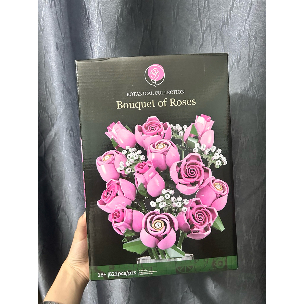 Botanical Collection - Bộ 822 Mảnh Hoa Hồng Botanical Collection Bouquet of Roses cho Người Lớn 18+
