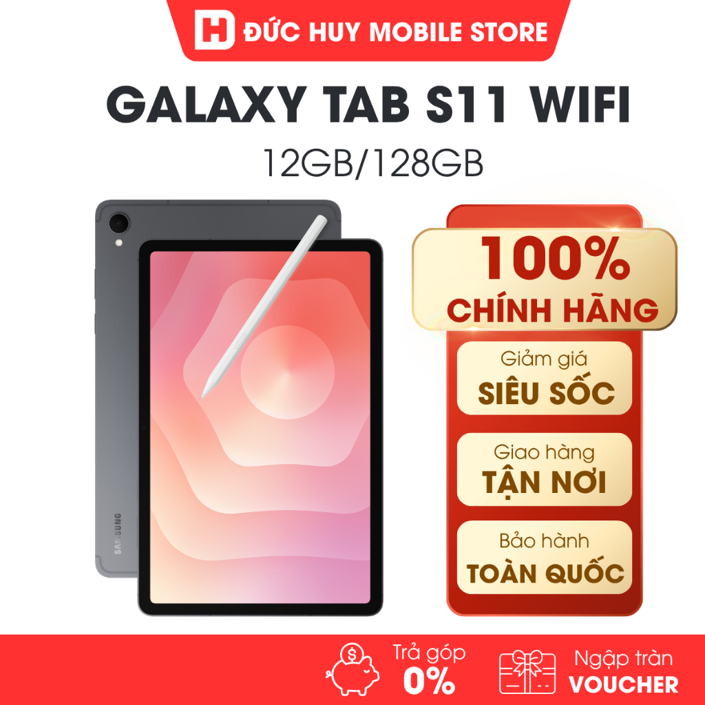 Máy Tính Bảng Samsung Galaxy Tab S11 WIFI 12GB/128GB Chính Hãng | BigBuy360 - bigbuy360.vn