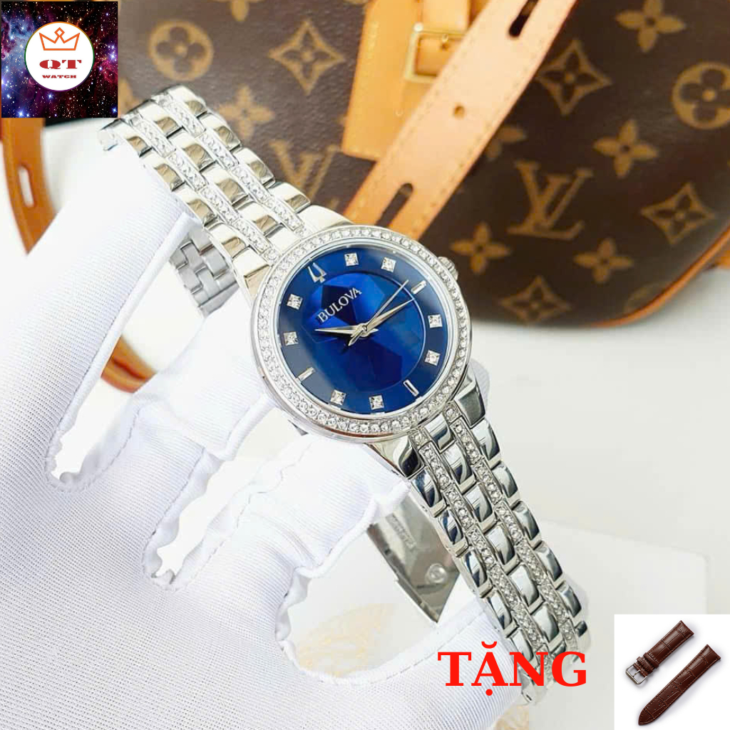 Đồng Hồ Nữ BULOVA 96L276 Chính Hãng Tặng Kèm Dây Da Cao Cấp