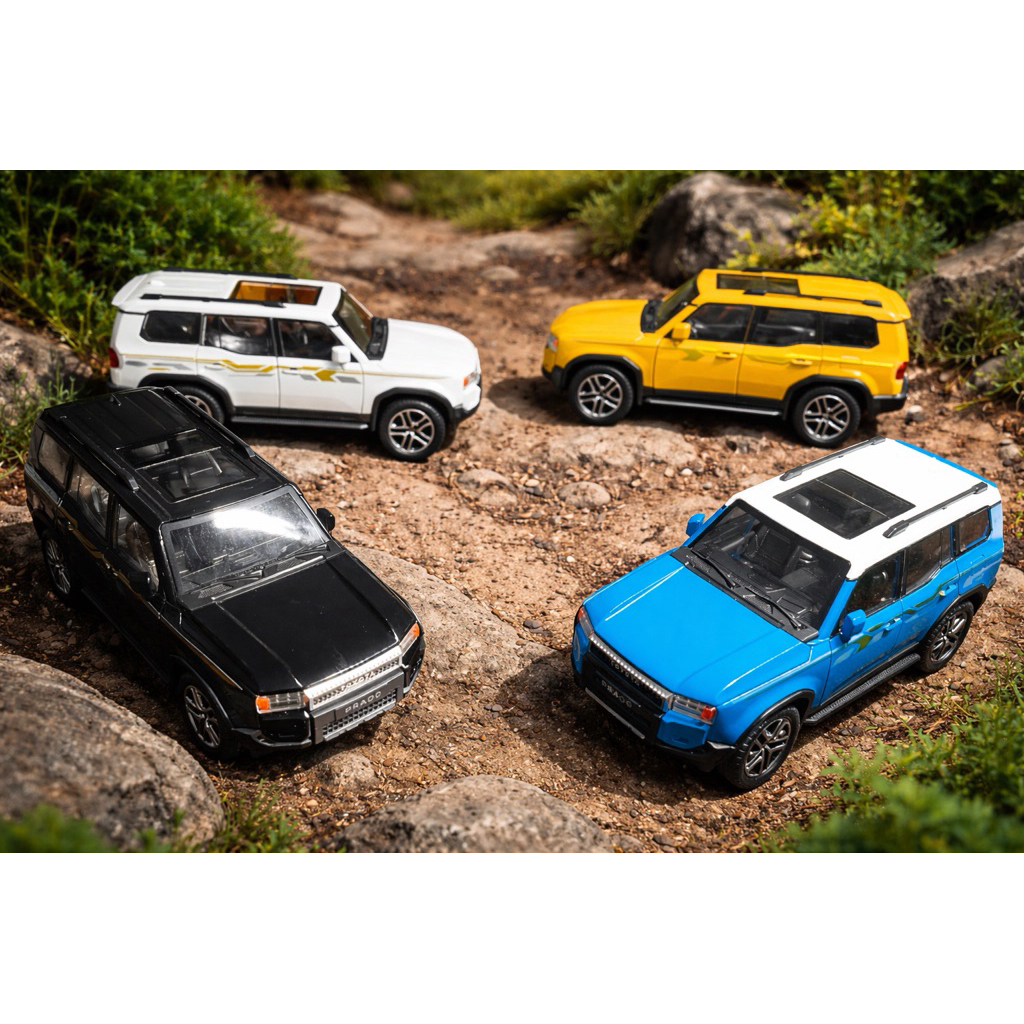 Mô hình xe Prado 1:24 MSZ cao cấp – SUV hợp kim, trưng bày & quà tặng xeoto