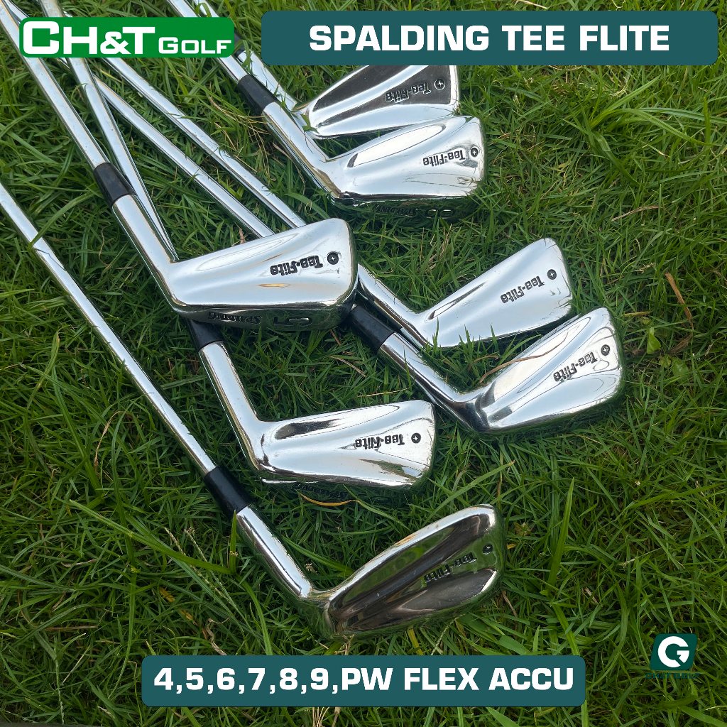 Bộ gậy golf sắt nam Spalding Tee Flite 7 cây 4,5,6,7,8,9,PW Flex Accu