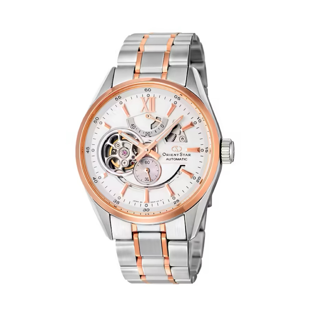 Đồng Hồ Nam Orient Star Joker SDK05001W0 Automatic Size 41 White Rose Gold Like New