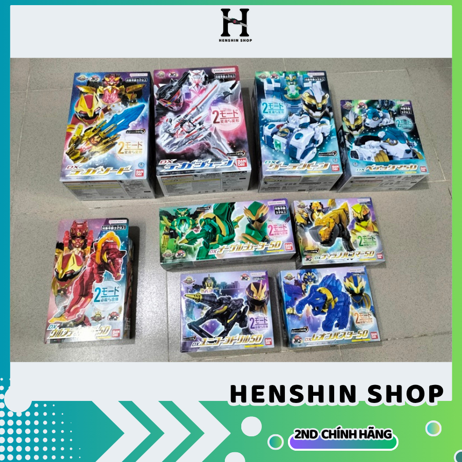 [New] Đồ chơi biến hình DX Tega Sword, Tega June, GoodeBurn No 1 sentai Gozyuger chính hãng Bandai