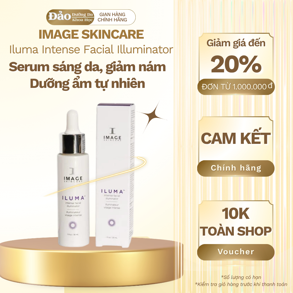 Serum Image skincare Iluma Intense Facial Illuminator 30ml mờ nám tàn nhang sáng da đều màu dưỡng tr