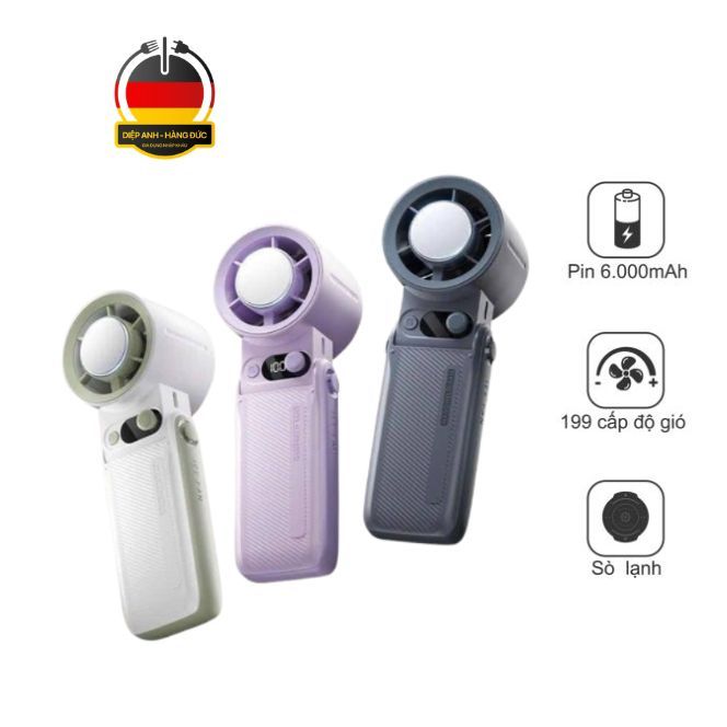 Quạt đá ICE FAN cầm tay - Diệp Anh Hàng Đức