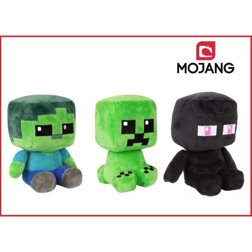 Nhồi bông minecraft chipi chính hãng Mojang dễ thương