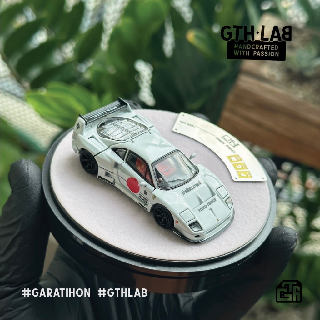 GTHLAB Decal nước Ferrari LBWK F40 Fighter cho xe mô hình tỷ lệ 1:64
