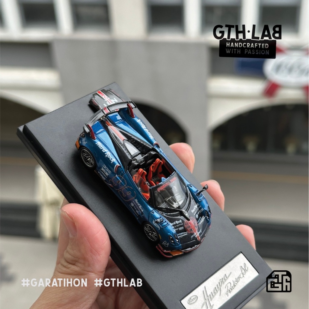 GTHLAB Decal nước Pagani Gumball 3000 cho xe mô hình tỷ lệ 1:64