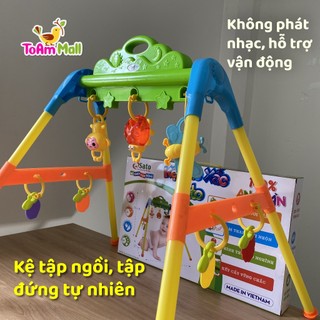 Kệ xúc xắc tập ngồi tập đứng tự nhiên - Kệ chữ A cho bé từ 3 tháng tuổi Việt Nam