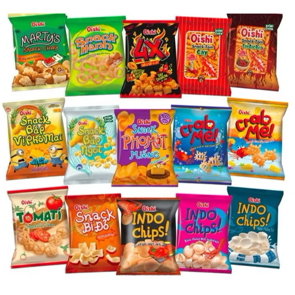 Bim Bim Oishi Swing Ostar 33gr Đủ Vị