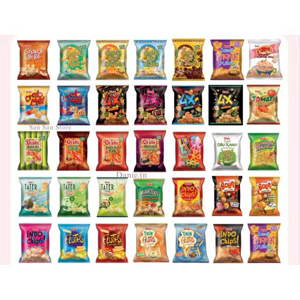 Bim Bim Oishi Swing Ostar 33gr Đủ Vị
