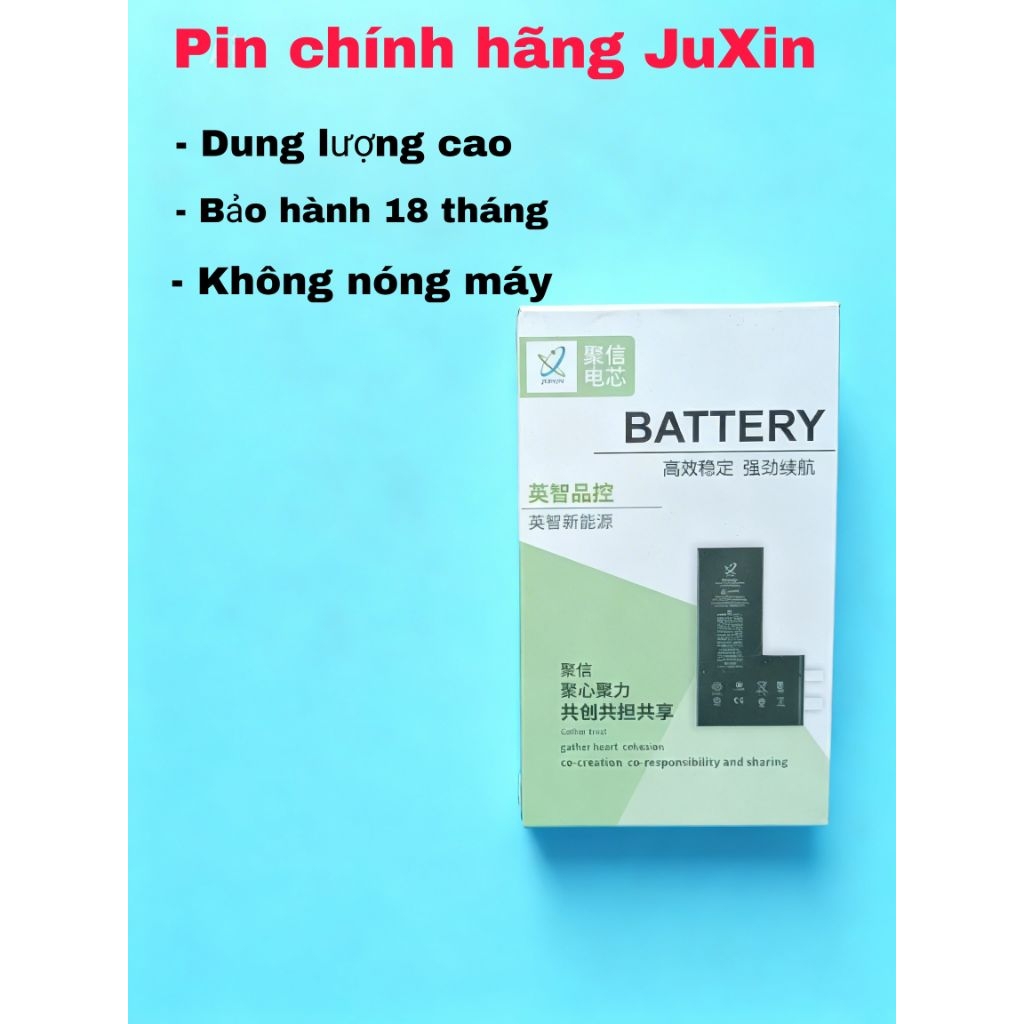 Pin 12mini dung lượng cao juxin chính hãng