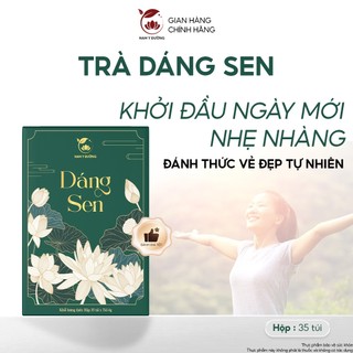 [Deal Lớn]  Trà Dáng Sen Nam Y Đường - Lá Sen, Trạch Tả, Táo Mèo, Trần Bì, Đan Sân - Hộp 35 Túi Lọc