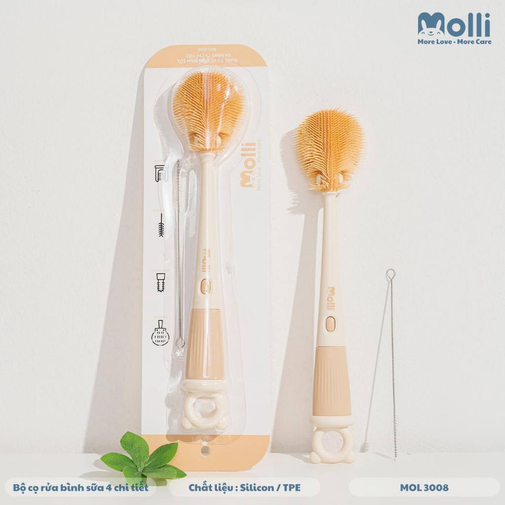 Cọ bình 4 chi tiết MOLLI - MOL3008Cọ bình 4 chi tiết MOLLI