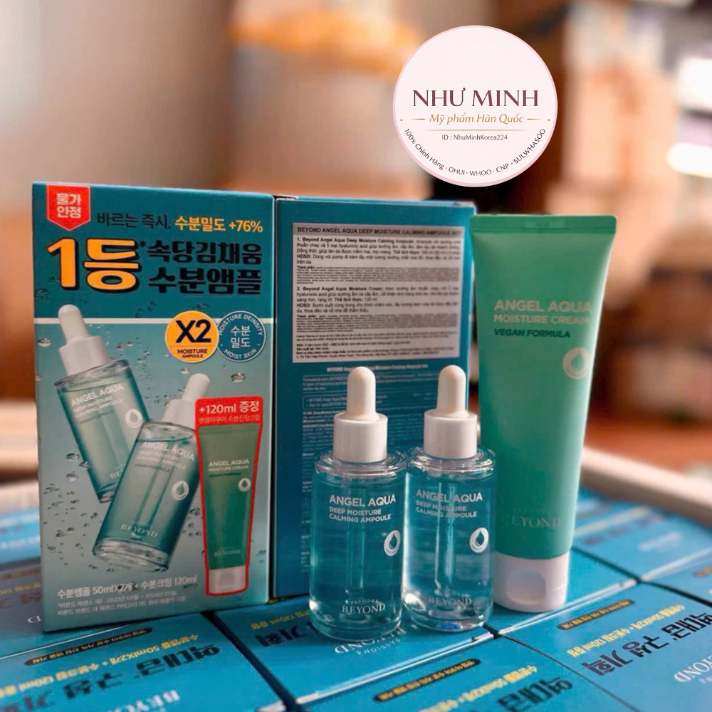Set serum Beyond Aqua 2 chai x 50ml và kem 120ml