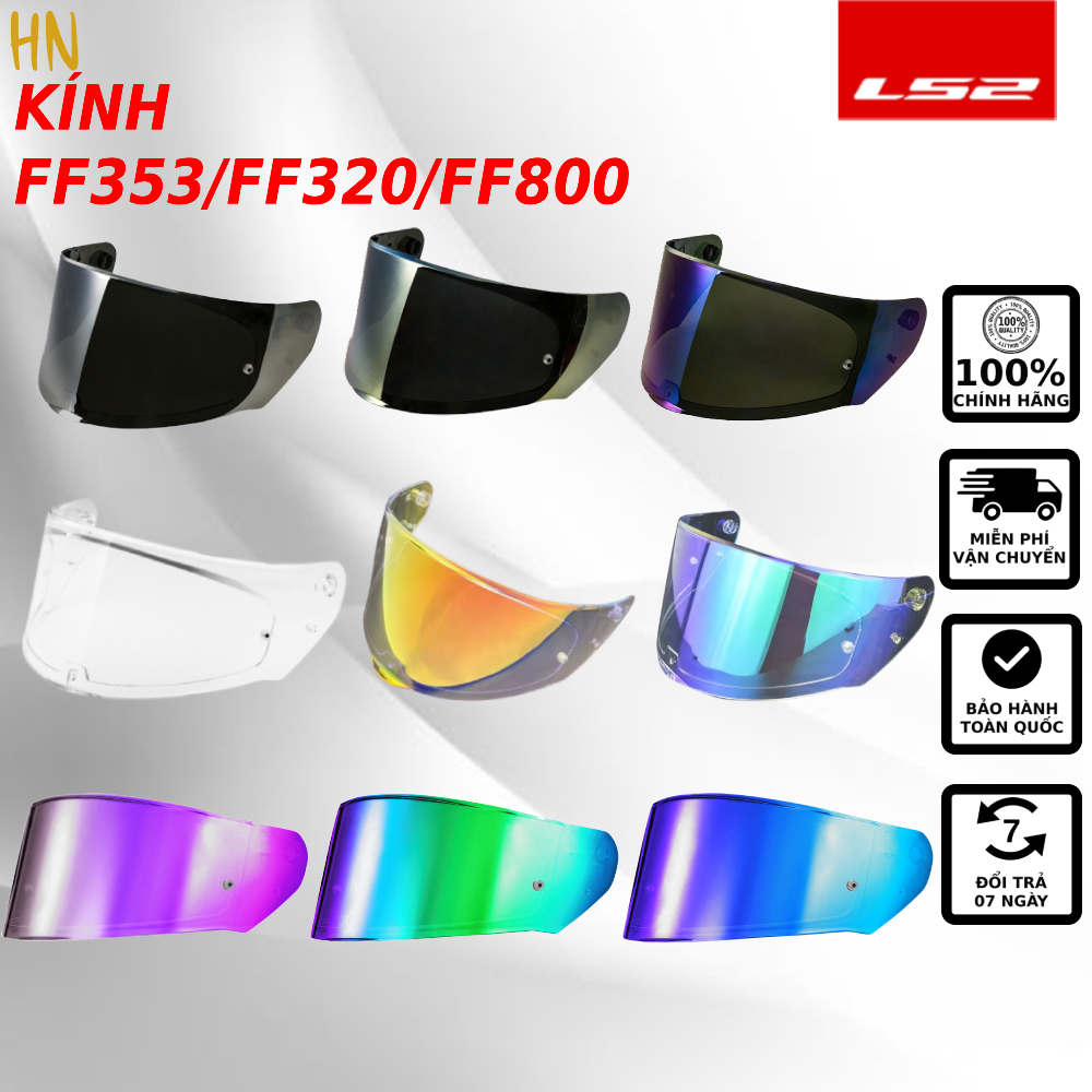 Kính Chắn Gió Mũ LS2 FF353/FF320/FF800 Phụ Kiện Mũ Bảo Hiểm