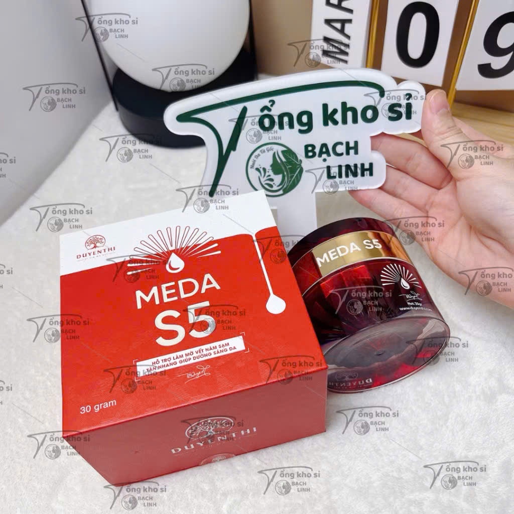 Cao Meda S5 Duyên Thị Thải Sắc Tố Nám Tại Nhà - Hộp 30gr MẪU MỚI