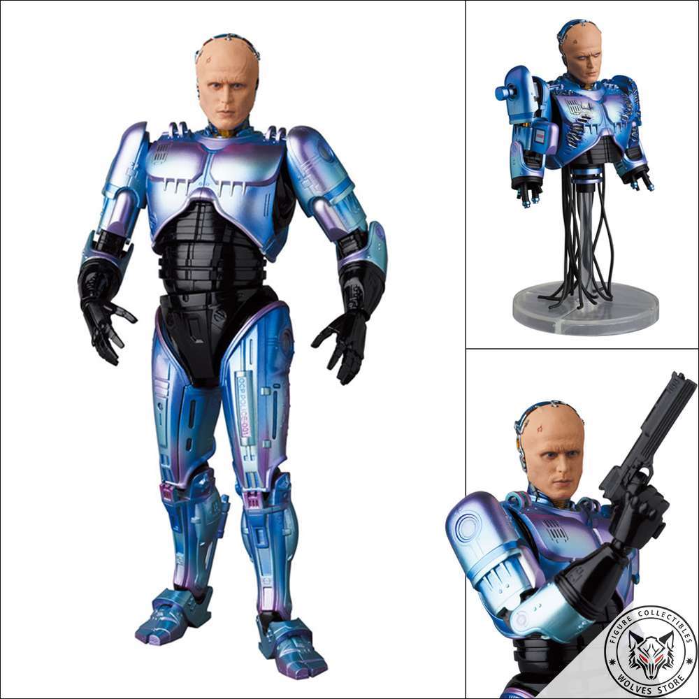 [Có sẵn - Hỏa tốc] Mô hình chính hãng Mafex 196: Mafex Robocop (Murphy head ver.) (mafex murphy)