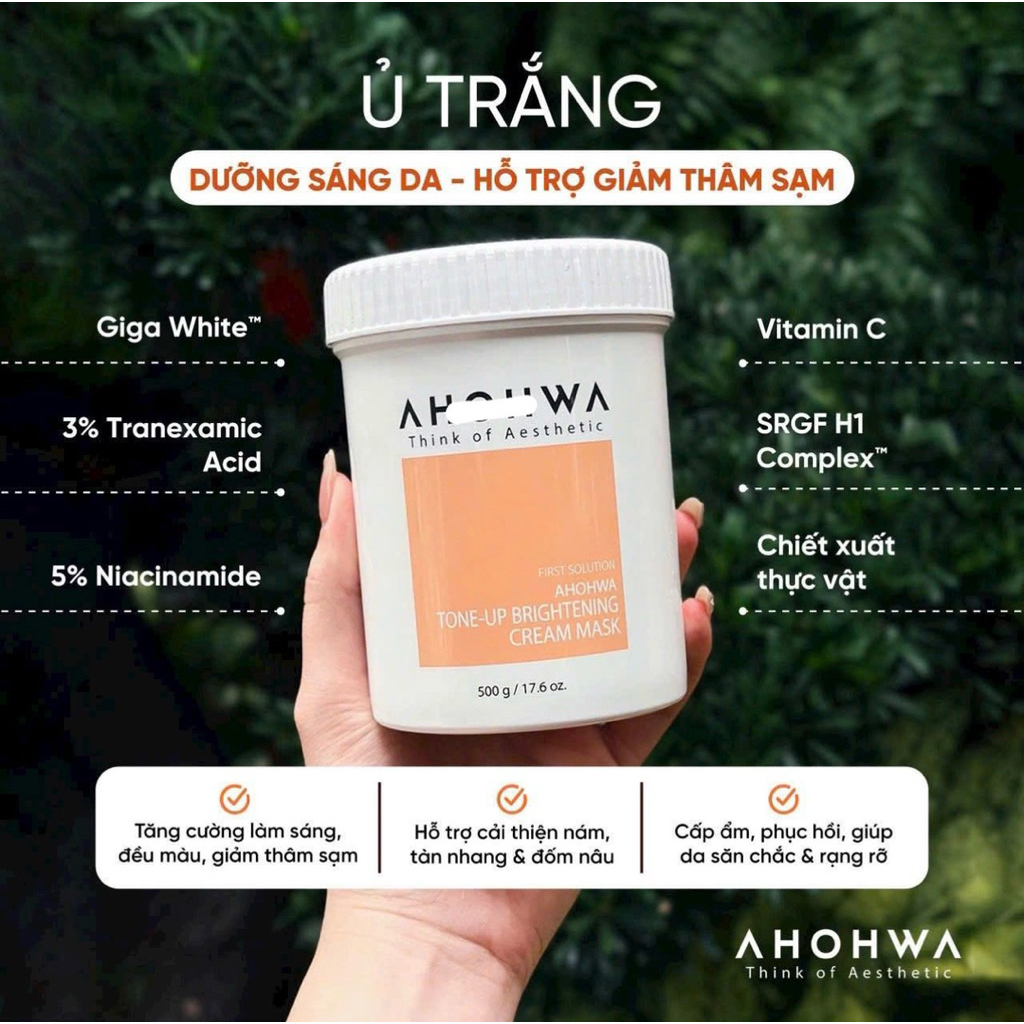 Mặt nạ ủ trắng Ahohwa chiết
