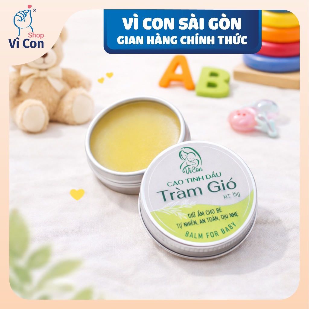 Cao sáp tinh dầu Ấm (Tràm Gió) giữ ấm, tránh gió, phòng ngừa cảm lạnh, cúm, giảm vết côn trùng cắn
