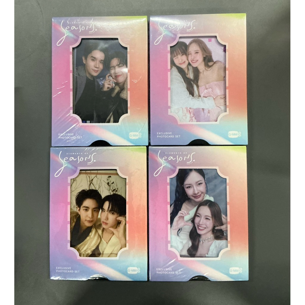 Ex card GMMTV chính hãng (JimmySea, JuneMewnich, SeaKeen, AouBoom, PerthSanta)