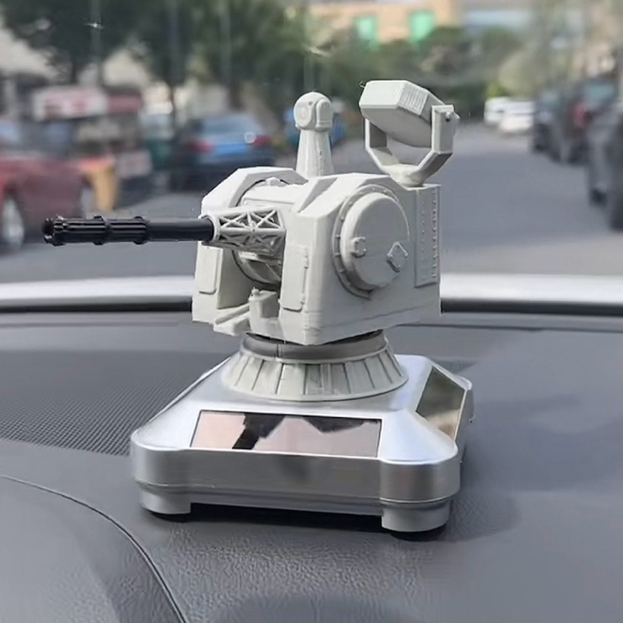 Mô Hình Radar Xoay Tự Động|Trang Trí Ô Tô Năng Lượng Mặt Trời - In 3D Độc Lạ