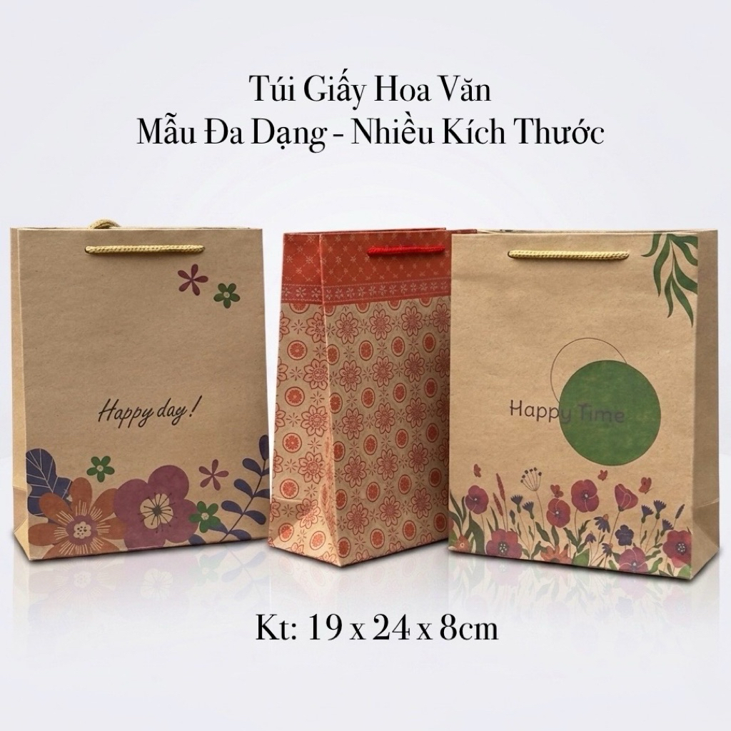 Túi Giấy Đựng Quà - Combo 50 túi số s5