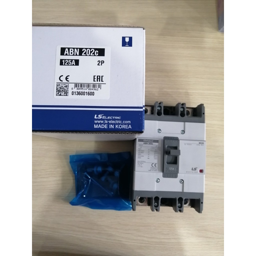LS Át khối 2 pha MCCB ABN202C 125A, 150A, 175A, 200A, 225A, 250A 65kA