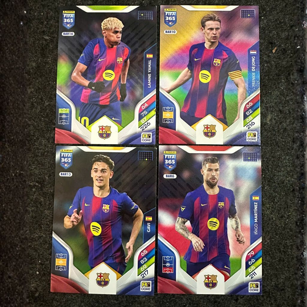 CLB Barcelona - Thẻ cầu thủ Barcelone PANINI 365 2026