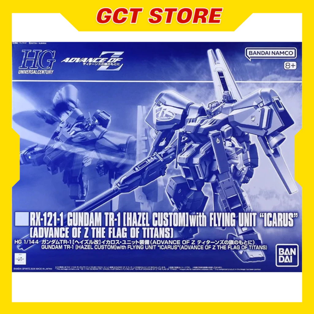 [PRE ÍT NGÀY] Mô Hình Lắp Ráp HG RX-121-1 TR-1 Hazel Custom with Flying Unit Icarus Advance Of Z The