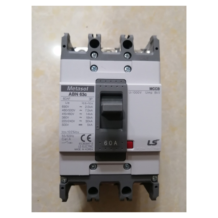 LS Át khối MCCB 3 pha ABN63c 60A 18kA