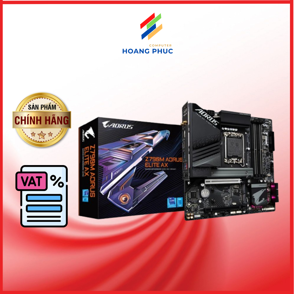 Mainboard Gigabyte Z790M AORUS ELITE AX - Hàng chính hãng bảo hành 3 năm
