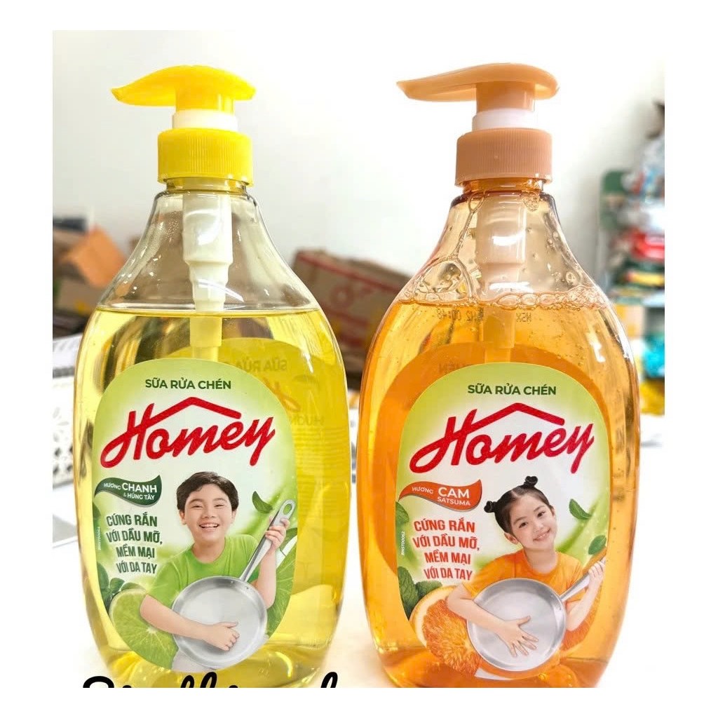 Sữa Rửa Chén-Nước Rửa Chén Homey Hương Cam & Hương Chanh Satsuma Chai 950g