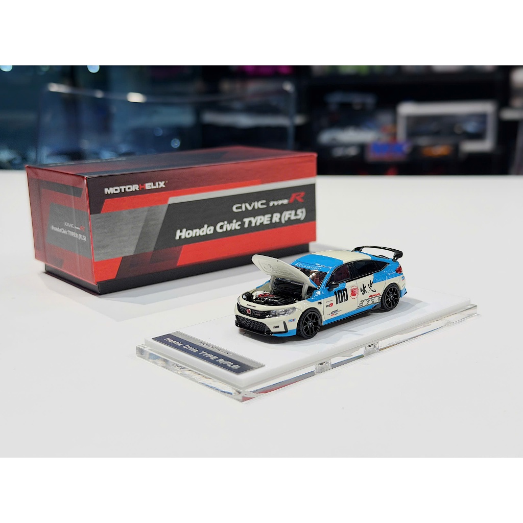 XE MÔ HÌNH HONDA CIVIC TYPE R FL5,TỶ LỆ 1/64 MOTORHELIX