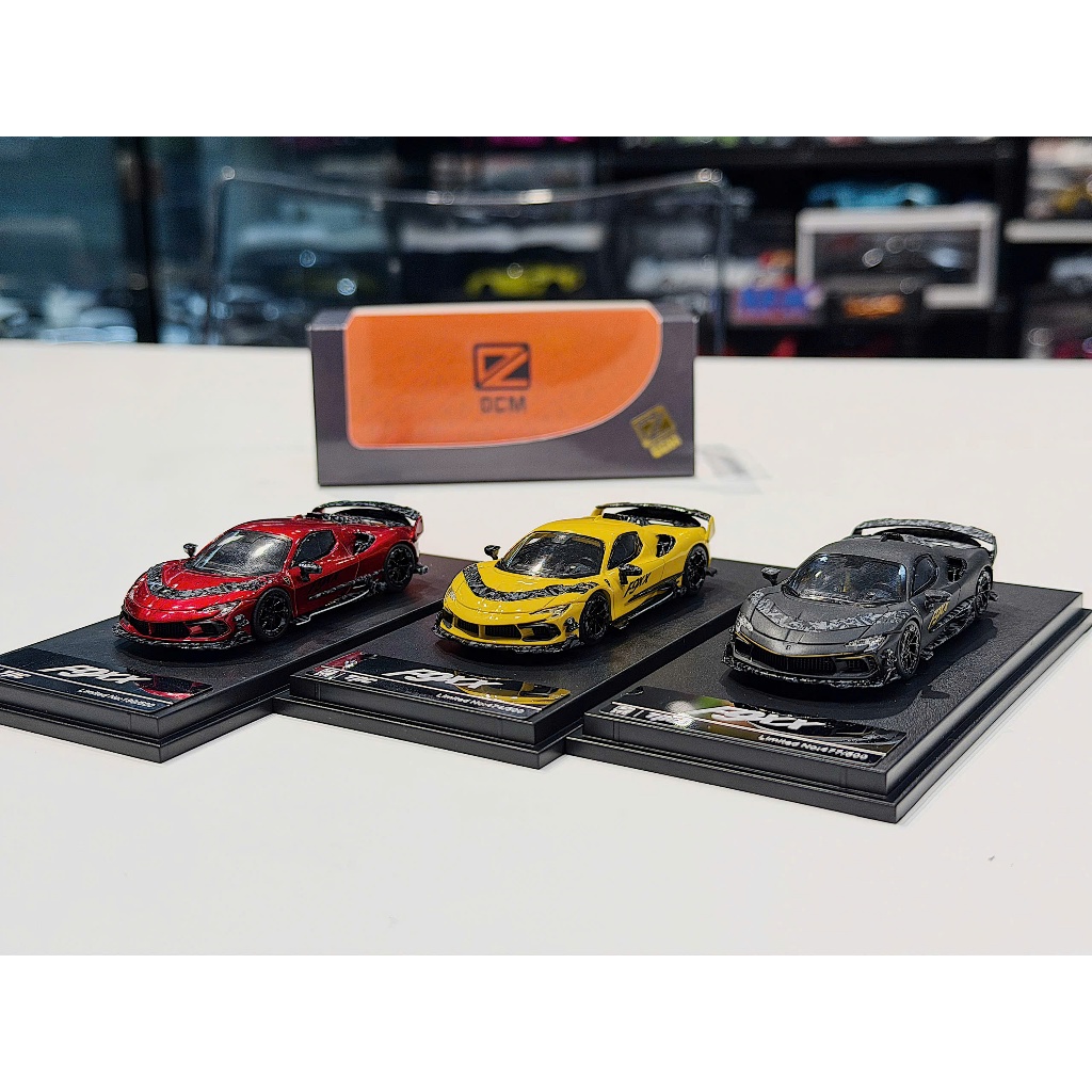 XE MÔ HÌNH FERRARI F9XX COUPE,TỶ LỆ 1/64 DCM