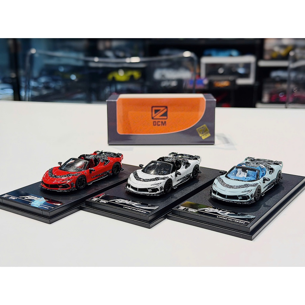 XE MÔ HÌNH FERRARI F9XX SPYDER,TỶ LỆ 1/64 DCM
