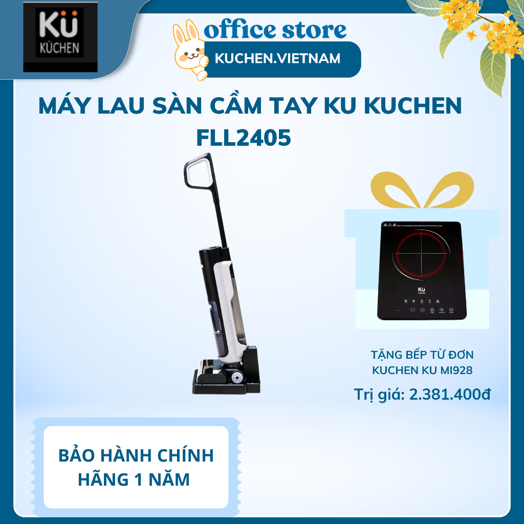 (NA) Máy lau sàn cầm tay KU KUCHEN FLL2405 - Thương hiệu KUCHEN